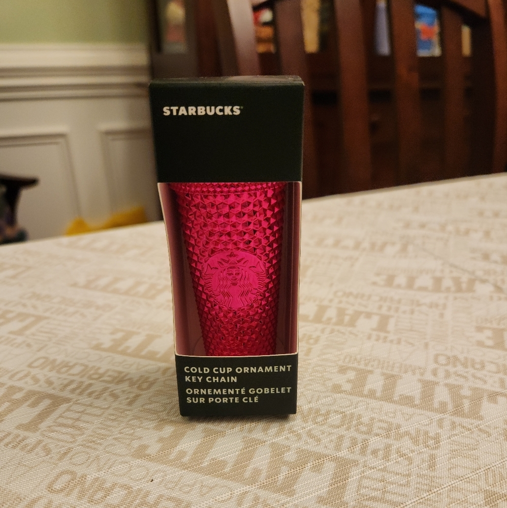 Starbucks Studded Holiday keychain/Ornament